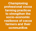 Cocoa Sustainability Home Icons - Farmer Livelihoods On Cocoa Sustainability Home Icons - Farmer Livelihoods On