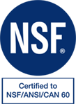 NSF logo for water