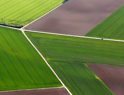 aerial picture of fields aerial picture of fields