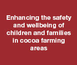 Cocoa Sustainability Home Icons - Community Wellbeing On Cocoa Sustainability Home Icons - Community Wellbeing On