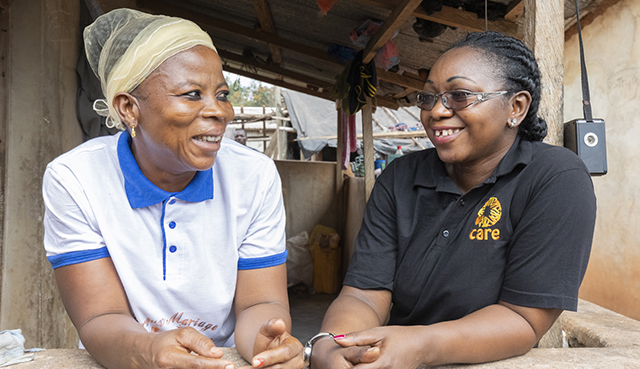 pair of women talking pair of women talking