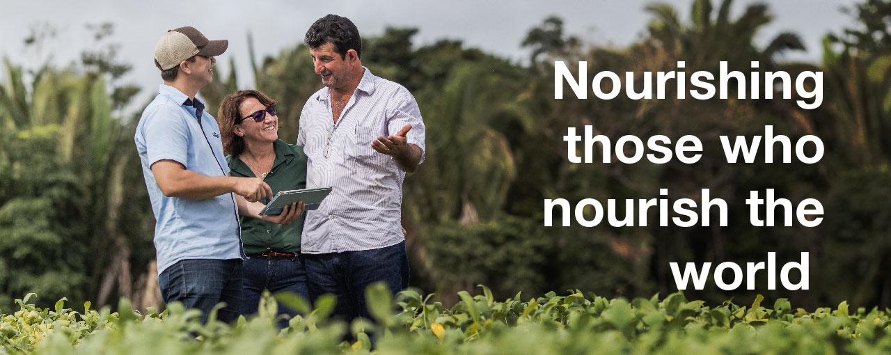 Nourishing those who nourish the world -hero