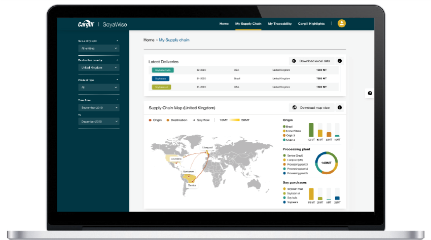 SoyaWise Traceability portal for customers image