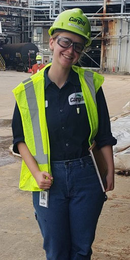 Mae Peterson started her engineer co-op in Charlotte, North Carolina