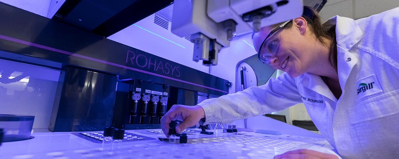 woman working in Cargill lab woman working in Cargill lab